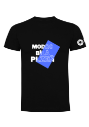 Tričko MODROBÍLÁ PLZEŇ
