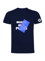 Tričko MODROBÍLÁ PLZEŇ