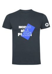 Tričko MODROBÍLÁ PLZEŇ